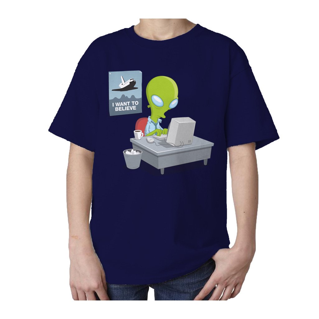 Weird Science I Want To Believe Official Kid's T-shirt ()