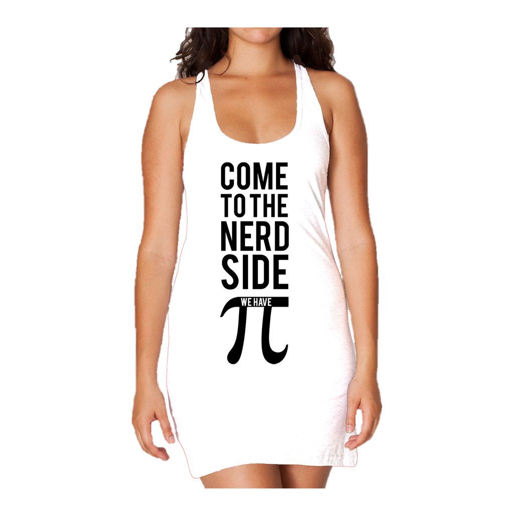 Weird Science Come To The Nerd Side We Have Pi Official Women's Long Tank Dress ()
