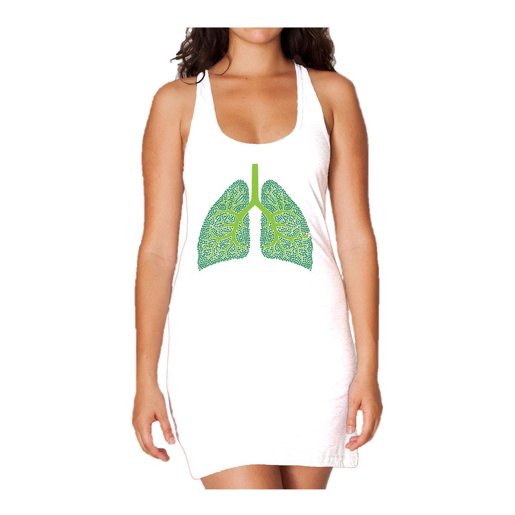 Weird Science Trees Are The Lungs Of Earth Official Women's Long Tank Dress ()