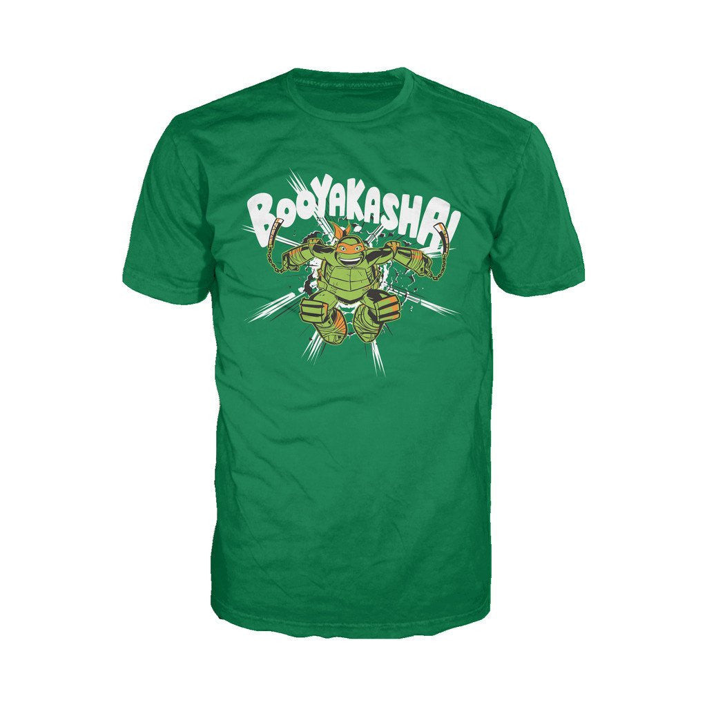 TMNT Mikey Booyakasha Official Men's T-shirt ()
