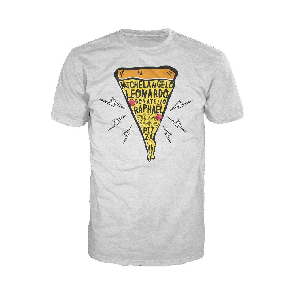 TMNT Pizza Slice Names Official Men's T-shirt ()