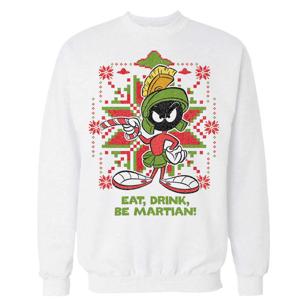 Looney Tunes Marvin Martian Xmas Eat Official Sweatshirt ()