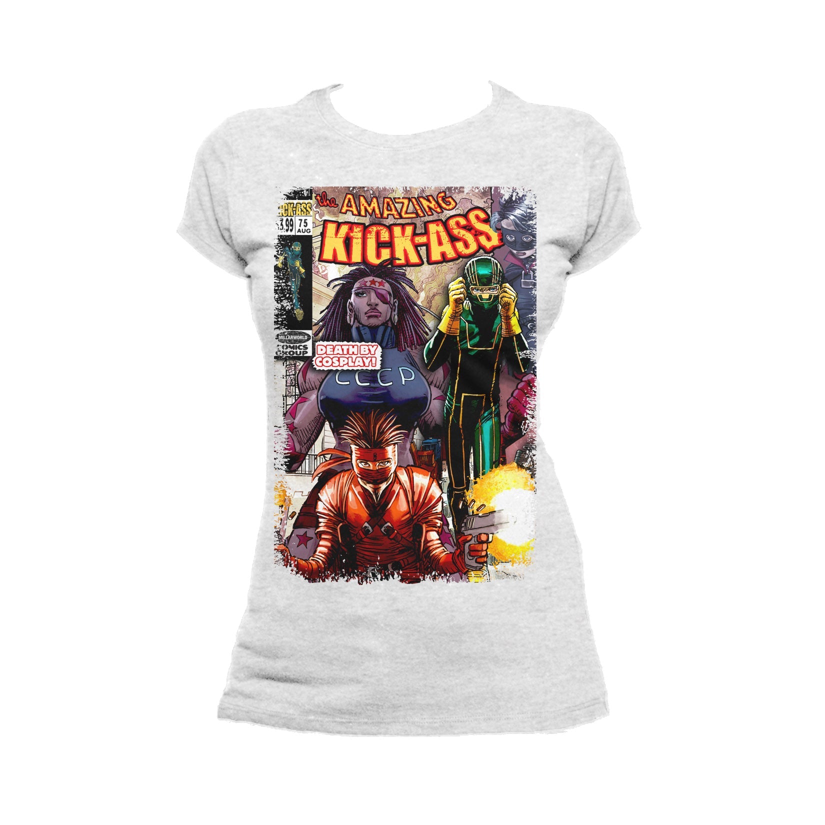 Kick-Ass Remix Cover Amazing Official Women's T-Shirt ()