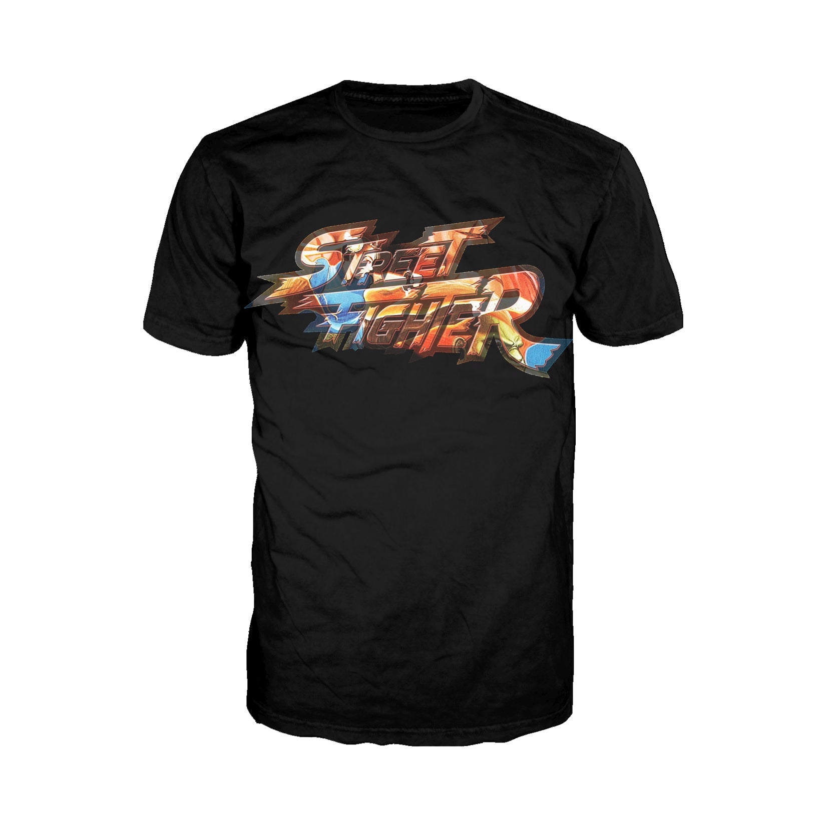 Street Fighter Logo Chun Li Kick Official Men's T-Shirt ()