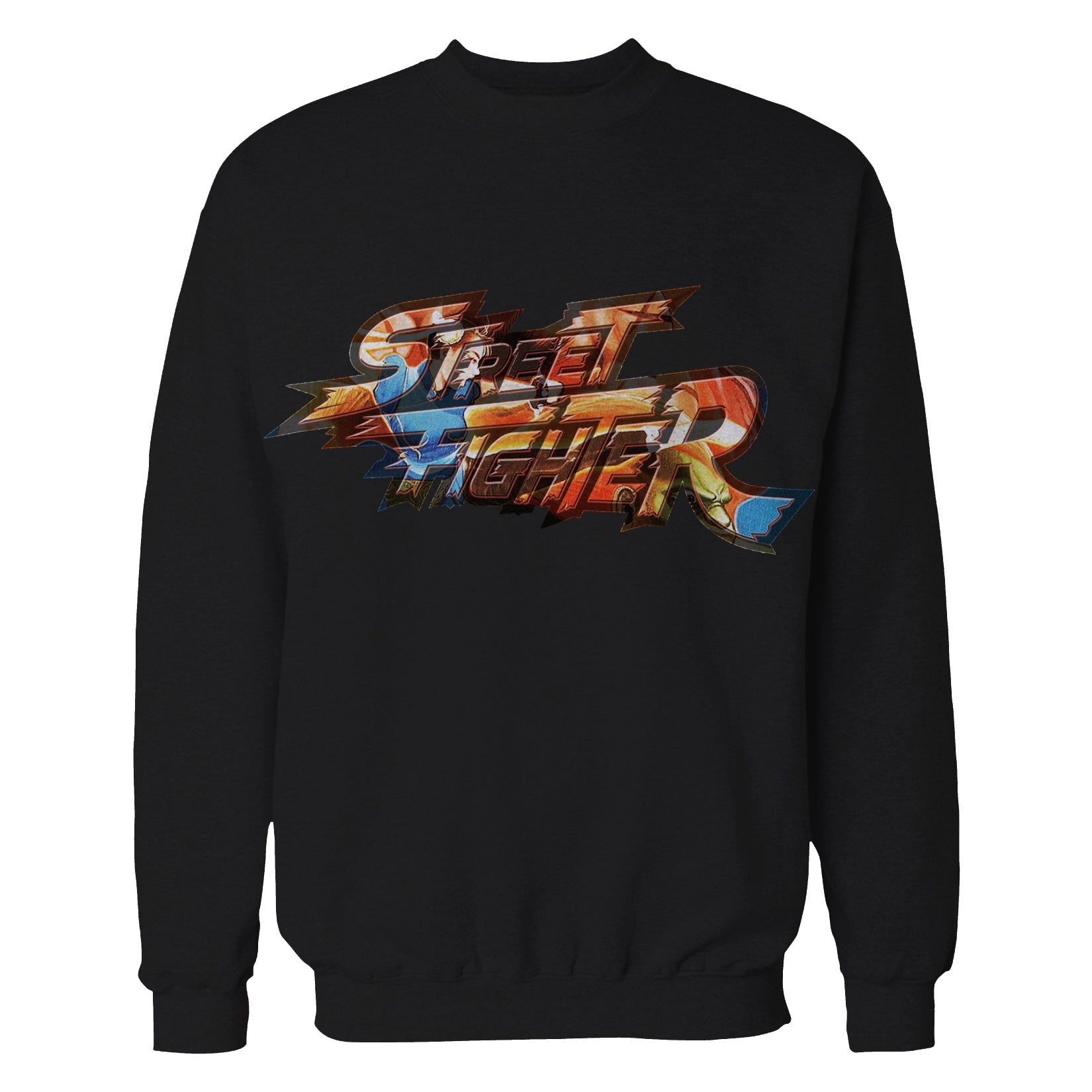 Street Fighter Logo Chun Li Kick Official Sweatshirt ()