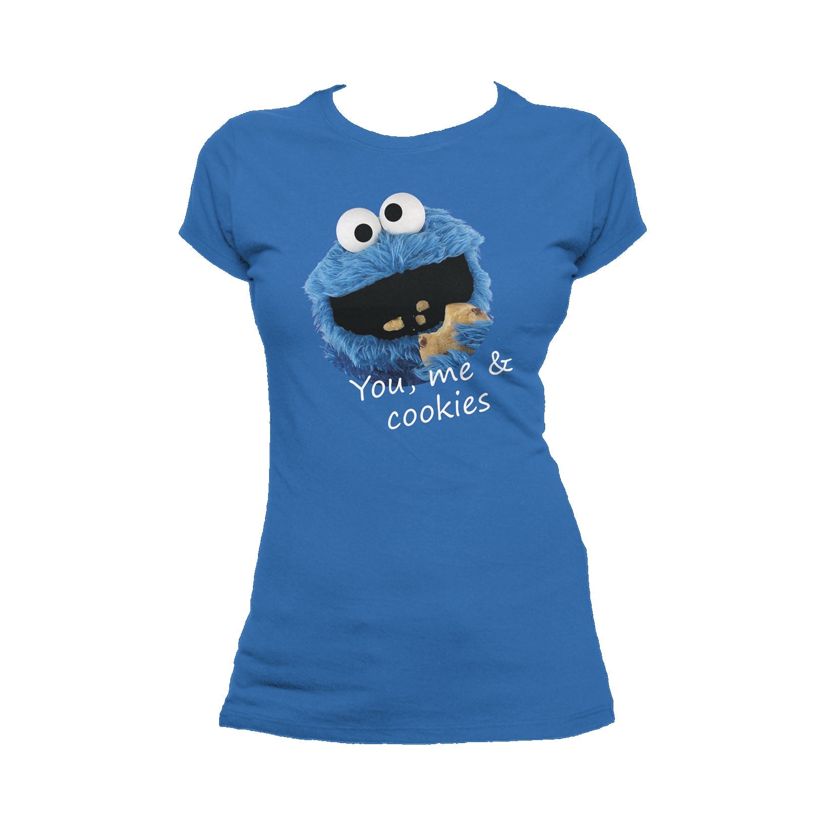 Sesame Street Cookie Monster You & Me Official Women's T-Shirt ()