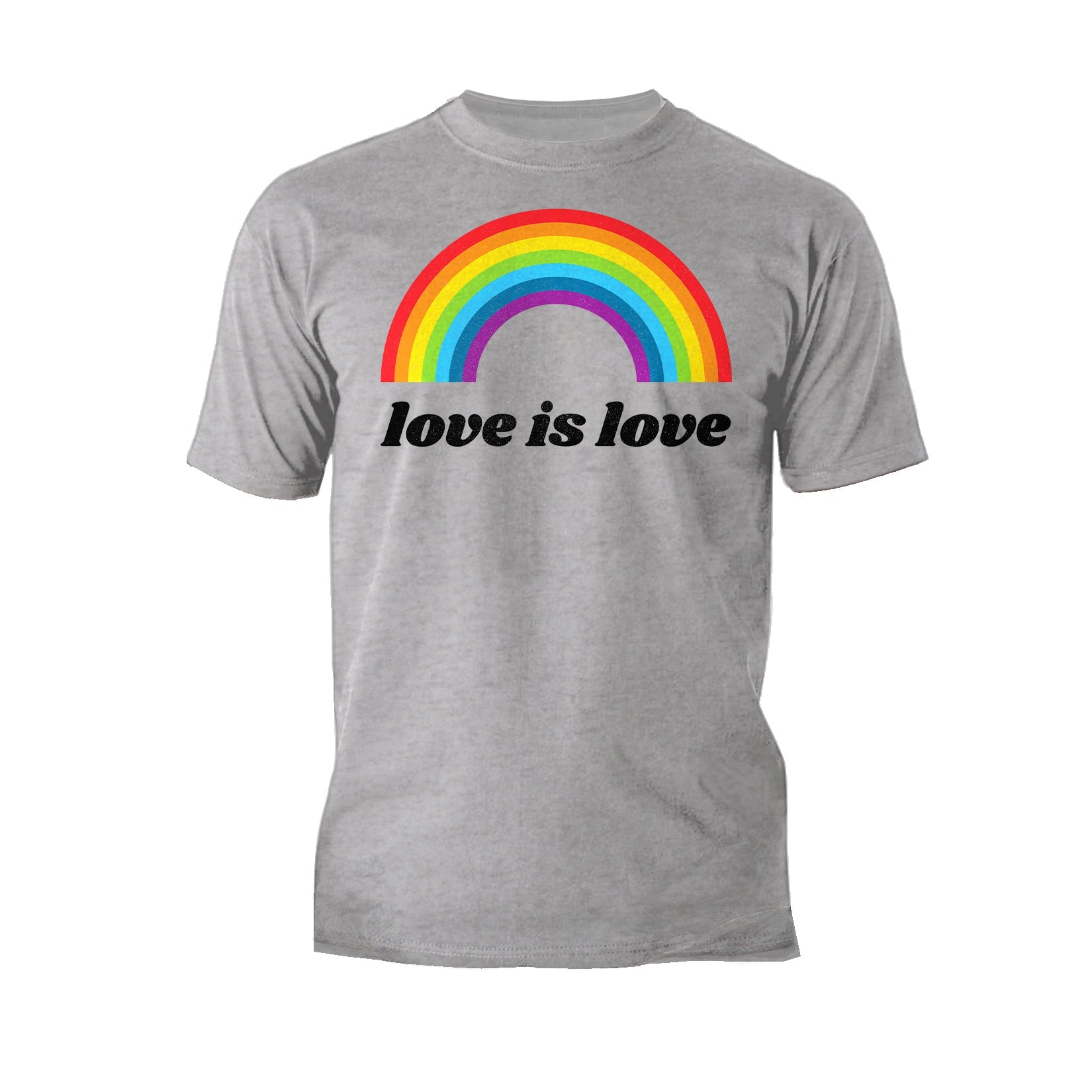 Vintage Valentine Rainbow Love Is Love Men's T-shirt