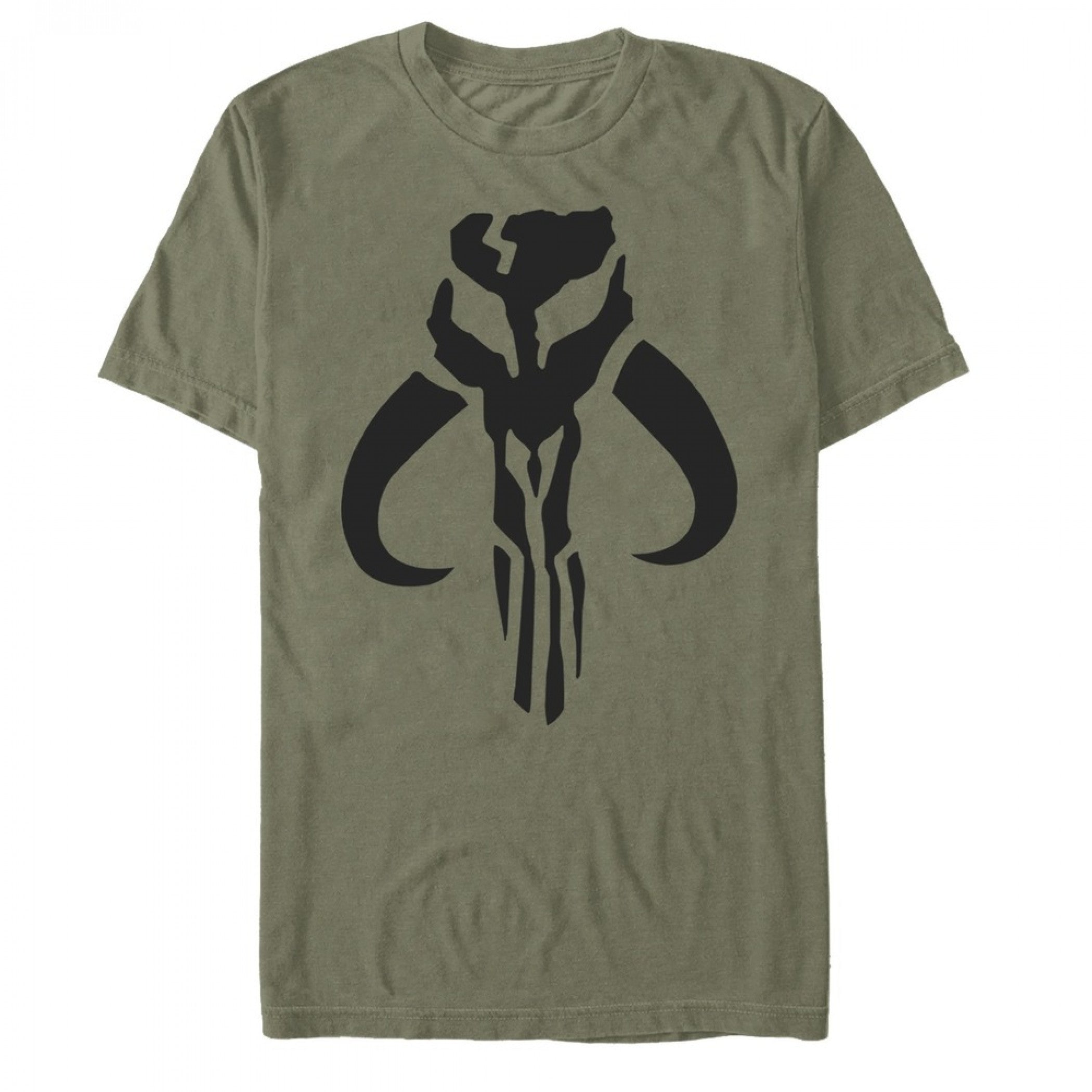 The Mandalorian Logo Army Green T-Shirt