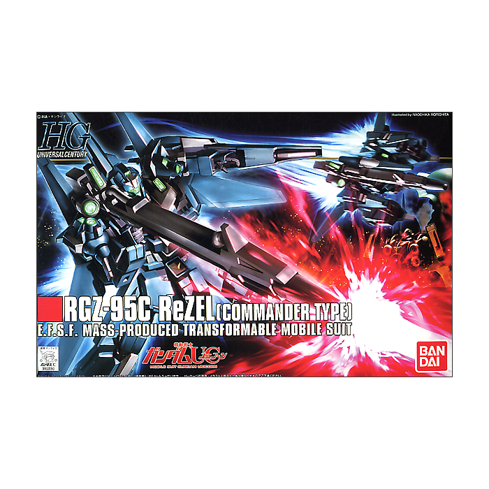 Gundam UC (Unicorn) 1/144 HGUC RGZ-95 REZEL COMMANDER