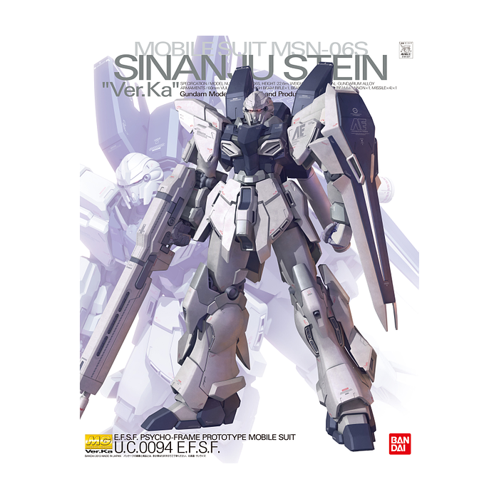 Gundam UC (Unicorn) 1/100 MG MSN-06S SINANJU STEIN VER. KA