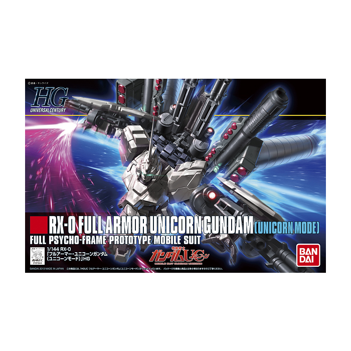 Gundam UC (Unicorn) 1/144 HGUC FULL ARMOR UNICORN GUNDAM (UNICORN MODE)