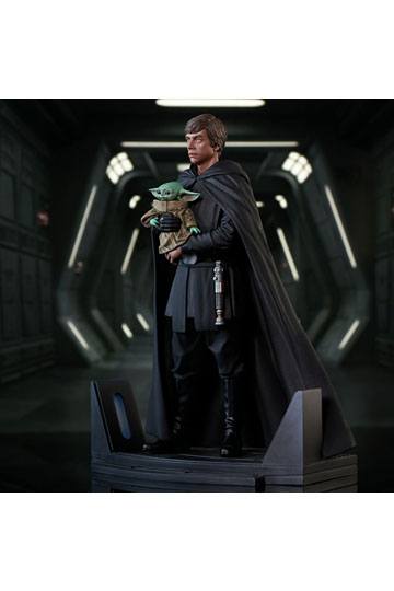 Star Wars: The Mandalorian Premier Collection 1/7 Luke Skywalker & Grogu 25 cm