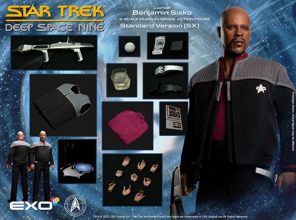 Star Trek: The Next Generation Action Figure 1/6 Captain Benjamin Sisko (Standard Version) 30 cm