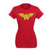 Wonder Woman Distressed Symbol T-Shirt for Women