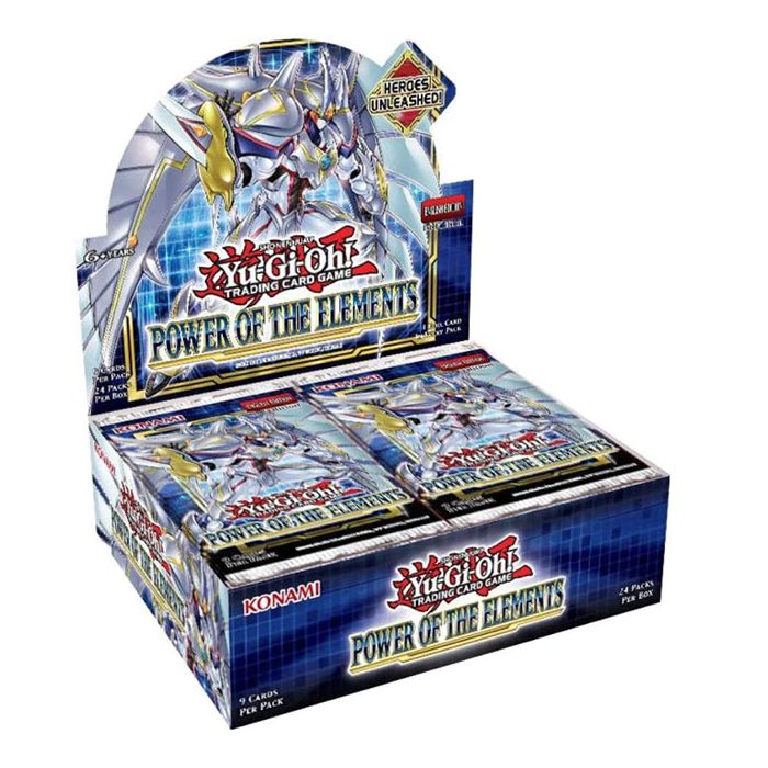 Yu-Gi-Oh! Power Of The Elements Booster Box 24 Packs