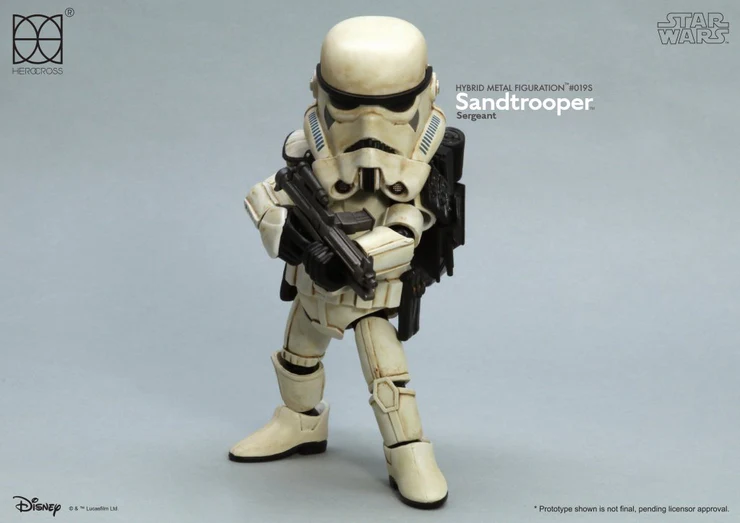 Star Wars Hybrid Metal Figuration Sandtrooper Sergeant