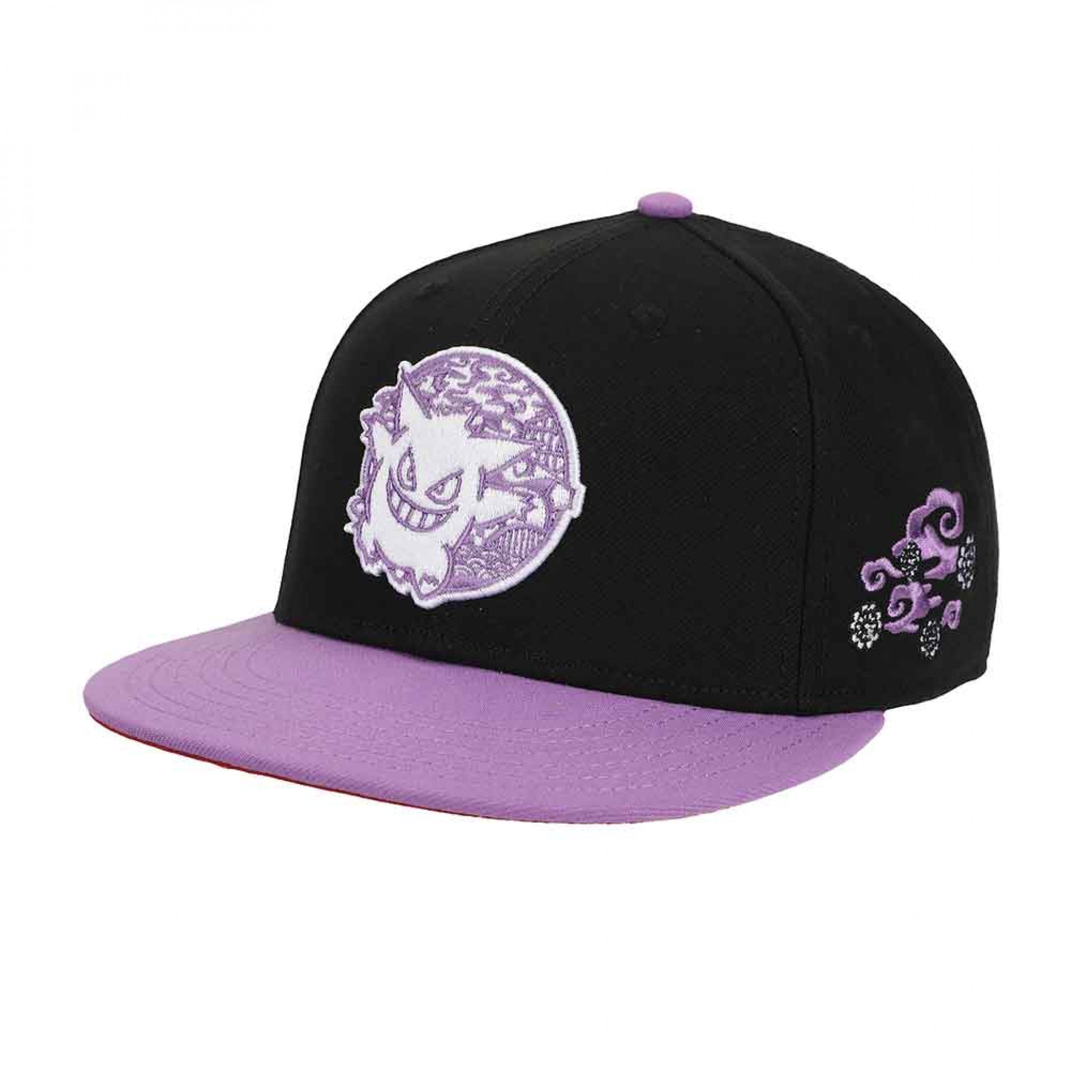 Pokemon Gengar Ghost Type Embroidered Snapback Hat