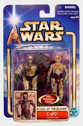 Star Wars C-3PO Protocol Droid Attack of the Clones 2002