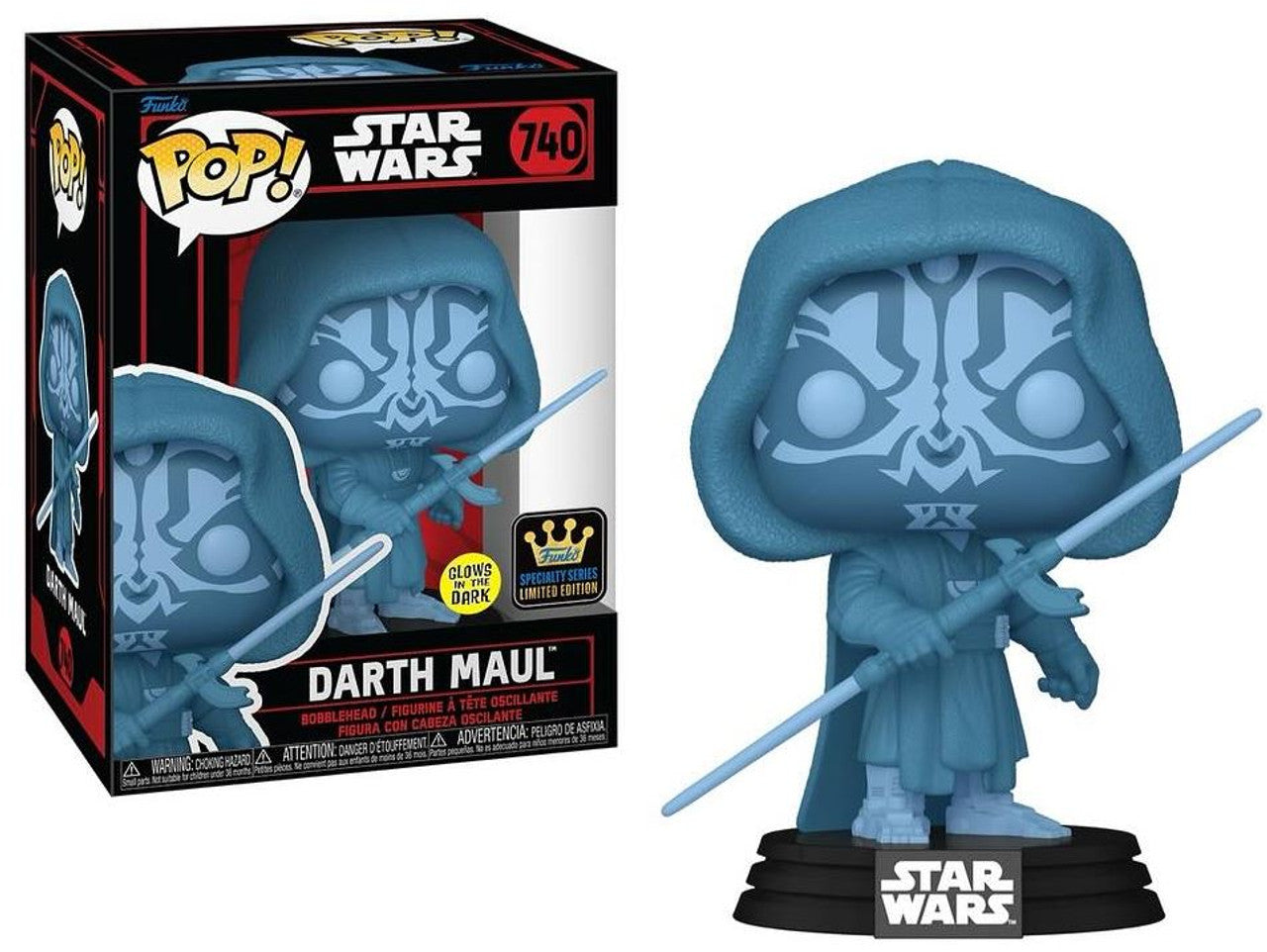 Pop! Specialty Series Exclusive Darth Maul GITD Star Wars Darkside