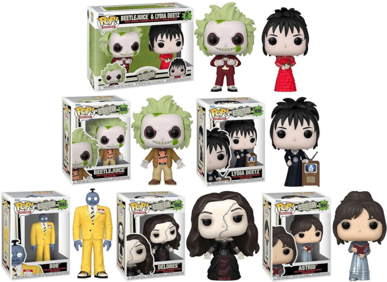 Pop! Complete Set 6 Beetlejuice Beetlejuice