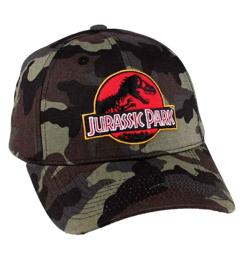 Jurassic Park Camouflage Logo Hat