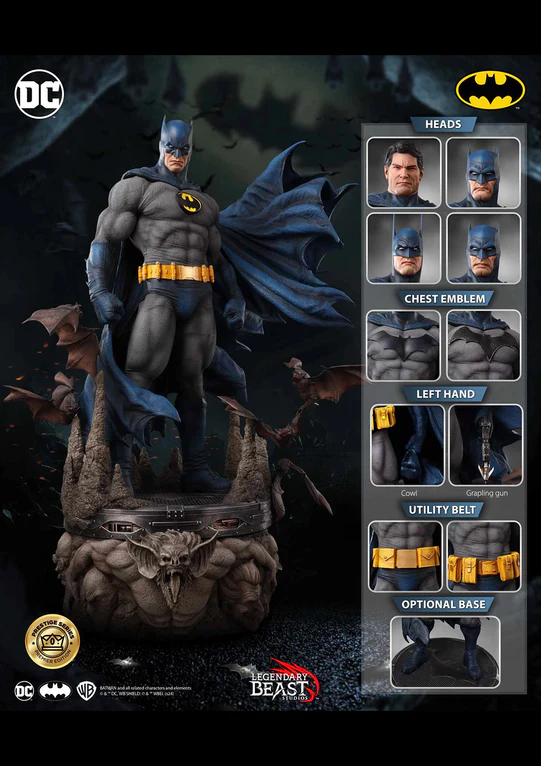 BATMAN PREMIER EDITION BLUE/GRAY 1/3 SCALE