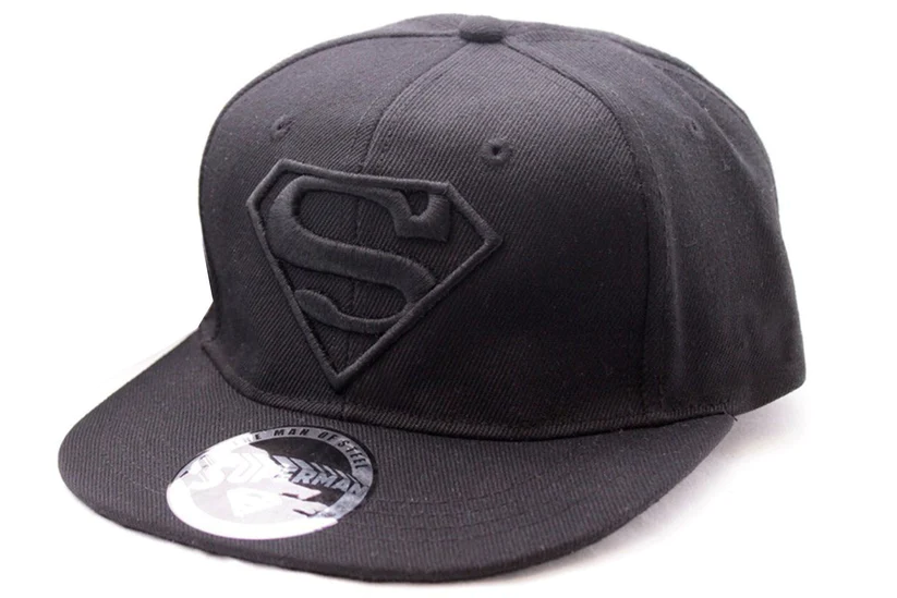 Superman DC Comics Black Logo Hat