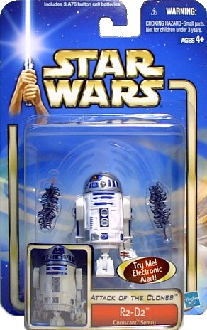 Star Wars R2-D2 Coruscant Sentry Attack of the Clones 2002