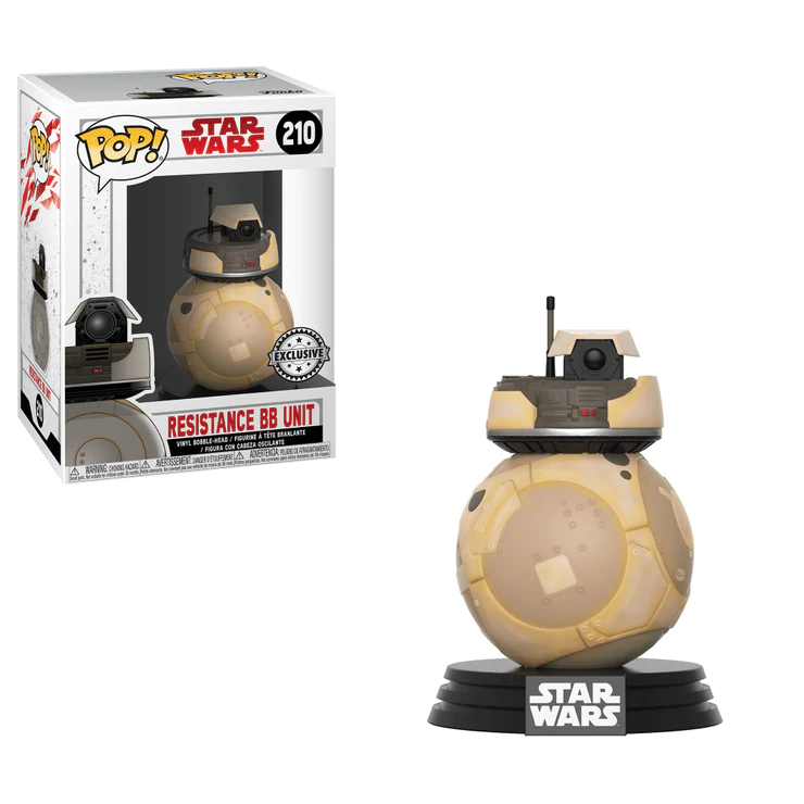 Pop! Movies Star Wars Episode VIII The Last Jedi Resistance BB Unit Exclusive