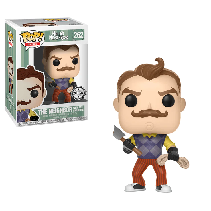 Pop! Games Hello Neighbor The Neighbor with Axe and Rope Exclusive