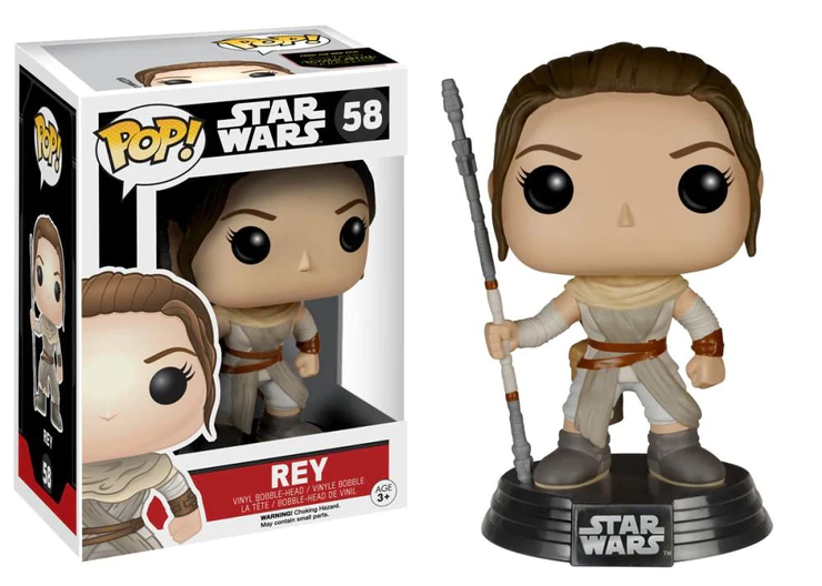 Pop! Movies Star Wars Episode VII The Force Awakens Rey with Staff