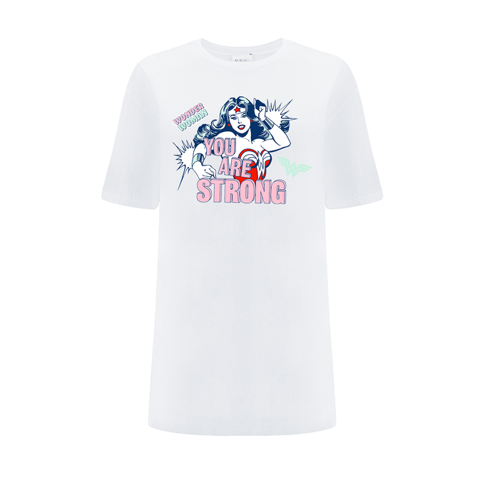 Wonder Woman DC White OVERSIZE T-shirt