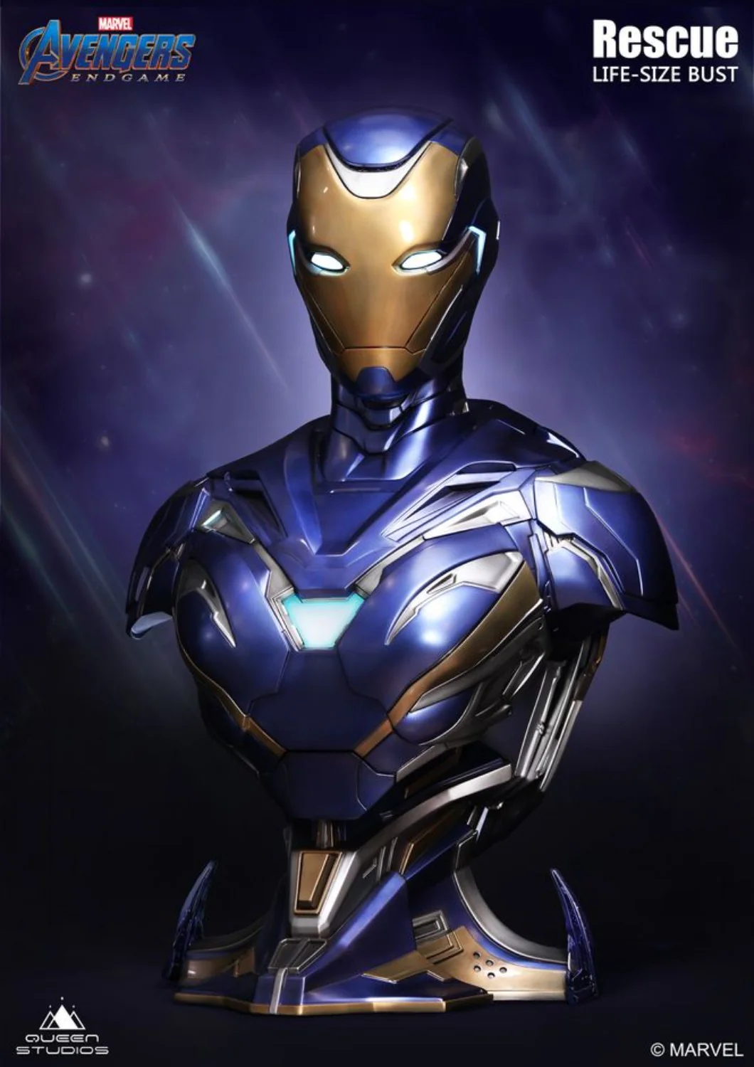 MARVEL AVENGERS ENDGAME IRON MAN PEPPER POTTS BUST MARK XLIX 1/1 MARK 49