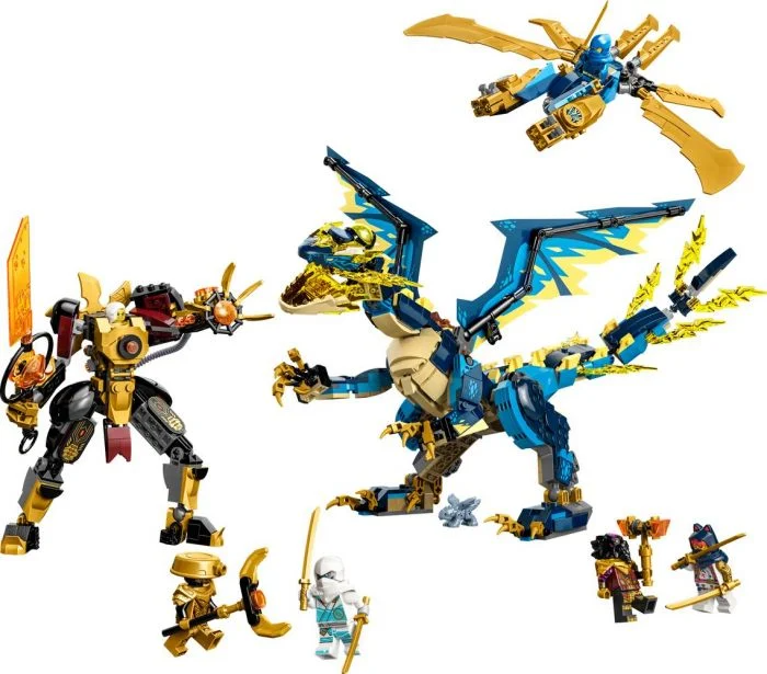 LEGO NINJAGO Elemental Dragon vs The Empress Mech
