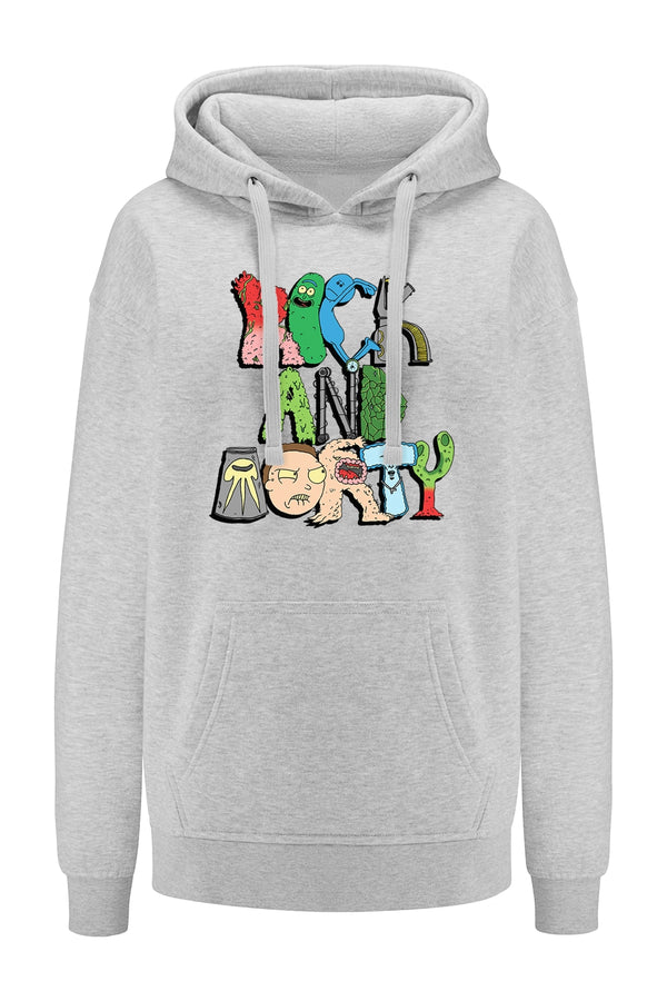 Rick and Morty Gray Hoodie
