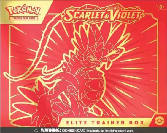 Pokemon Scarlet & Violet Koraidon Elite Trainer RED Box