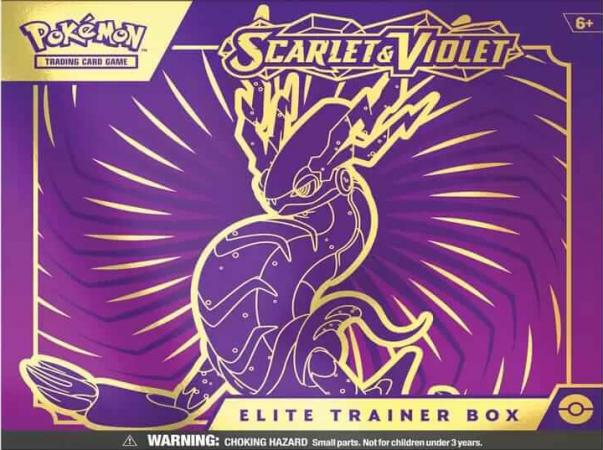 Pokemon Scarlet & Violet Miraidon Elite Trainer PURPLE Box