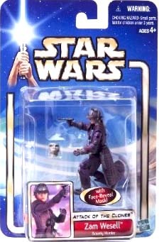 Star Wars Zam Wesell Bounty Hunter Attack of the Clones 2002