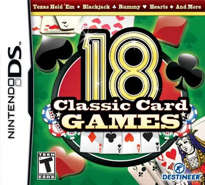 18 Classic Card Games Nintendo DS