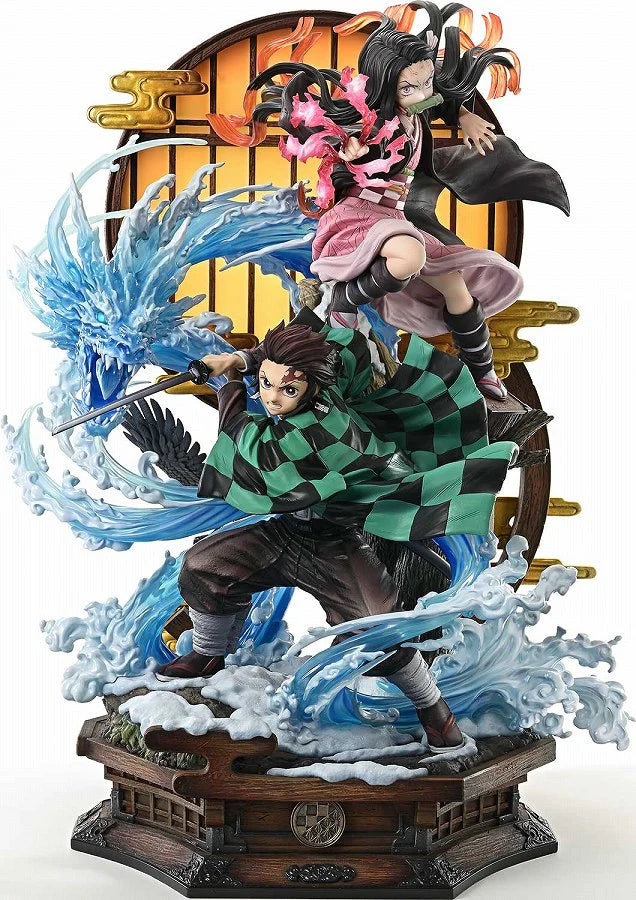 Prime 1 Studio Kimetsu no Yaiba 1/6 Kamado Nezuko & Kamado Tanjirou Kasugaigarasu Concept Masterline Ultimate Version
