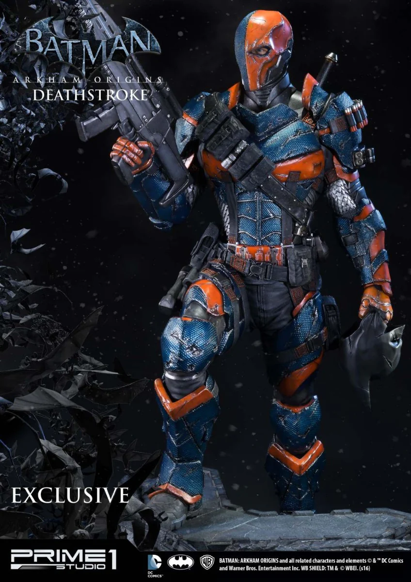 PRIME 1 STUDIO DC BATMAN ARKHAM ORIGINS 1/3 DEATHSTROKE STATUE EXCLUSIVE VERSION