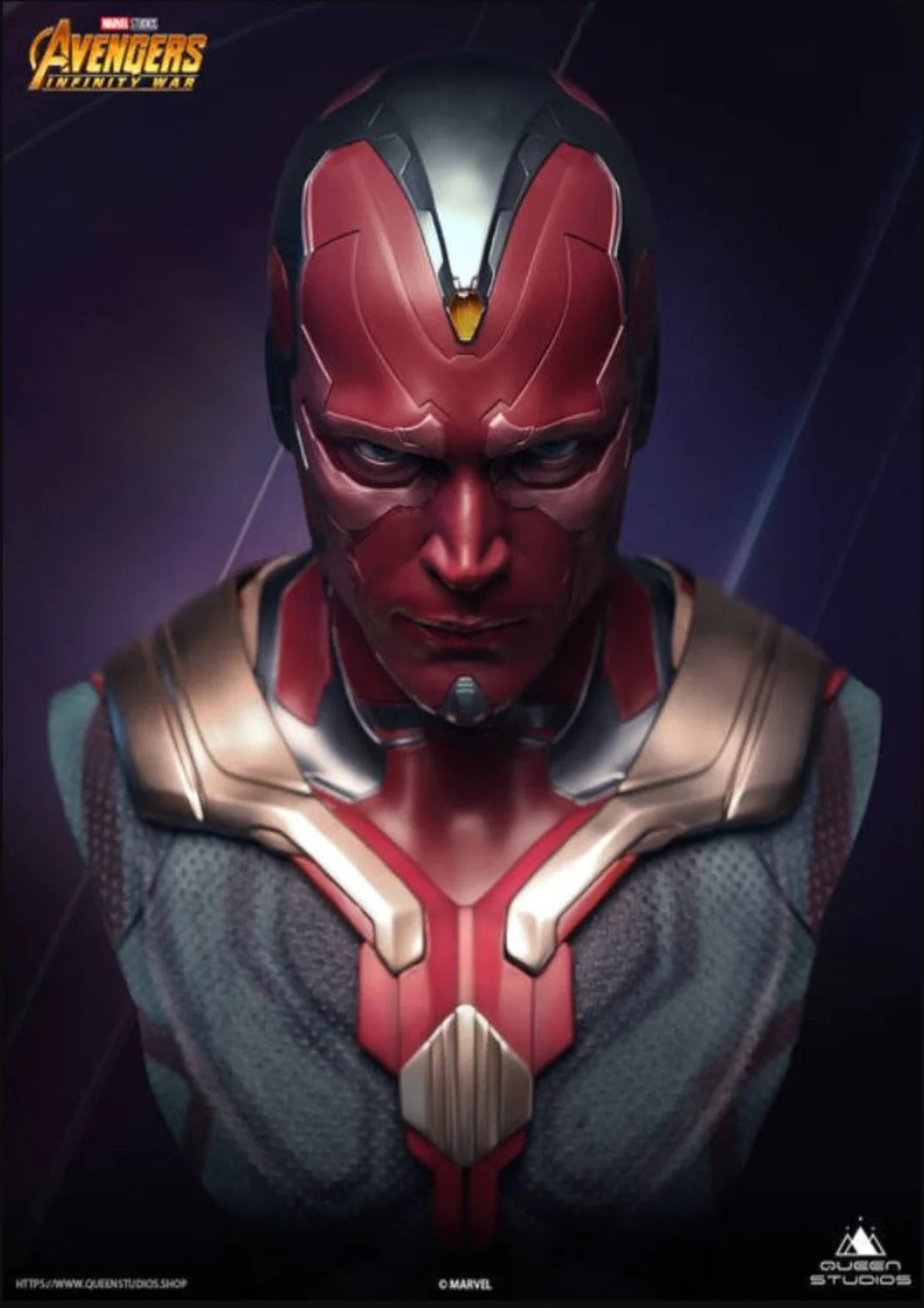 MARVEL VISION 1/1 LIFE-SIZE BUST