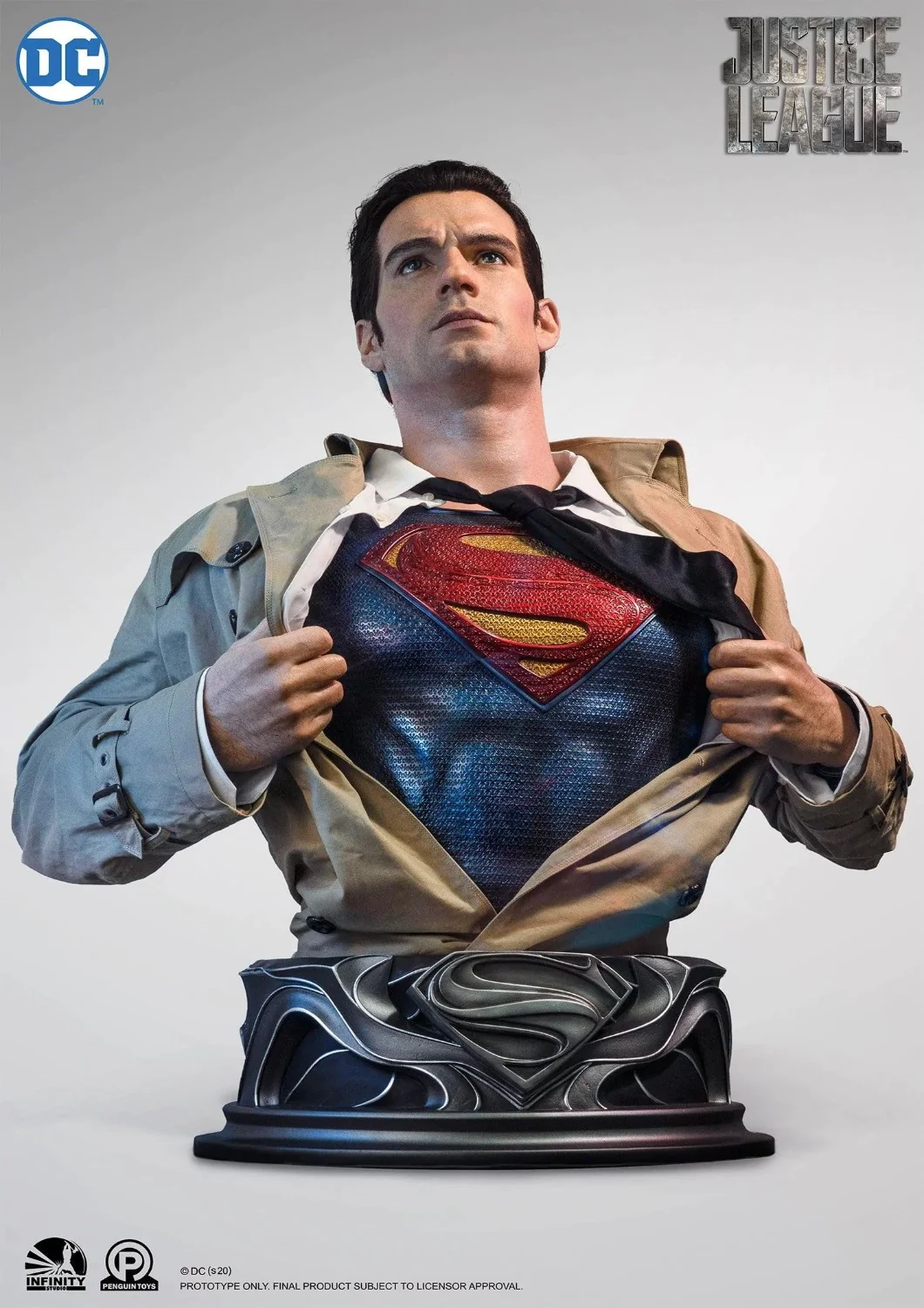 JUSTICE LEAGUE 1:1 SUPERMAN BUST