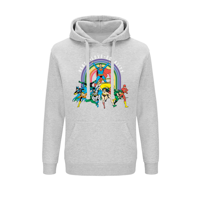 Justice League DC Gray Hoodie