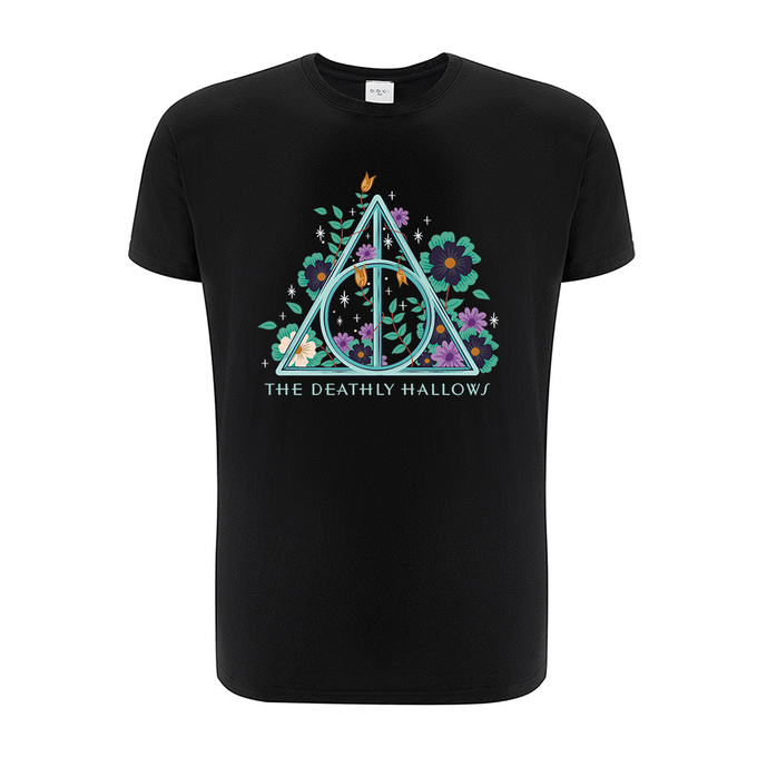 Harry Potter Deathly Hallows Black T-shirt