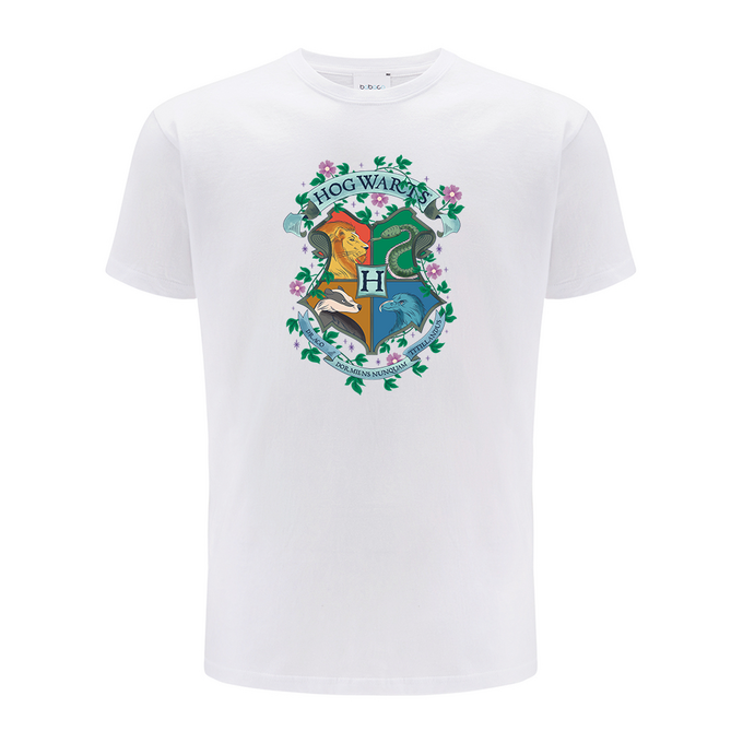 Harry Potter Hogwarts Arms White T-shirt