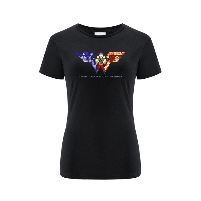 Wonder Woman DC Black T-Shirt