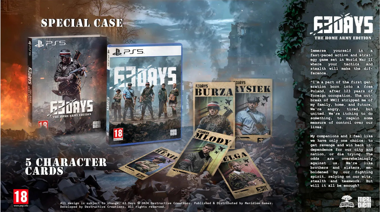 63 Days- The Home Army Edition PlayStation 5