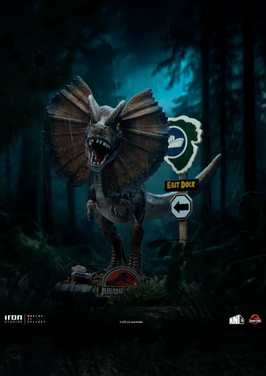 DILOPHOSAURUS JURASSIC PARK MINI CO