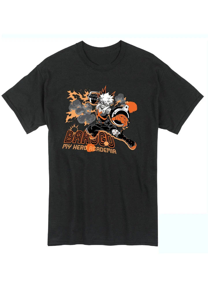 My Hero Academia Katsuki Bakugo Action Men's T-Shirt